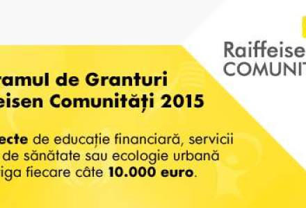 (P) Editia a cincea a Programului de Granturi Raiffeisen Comunitati