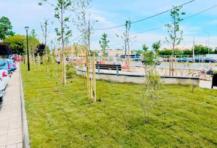 FOTO | Bucureștenii din Sectorul 6 au de acum un nou parc. Cum arată spațiul în care era complexul Geo Center