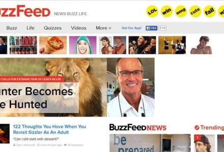 NBCUniversal vrea sa investeasca 250 de milioane de dolari in site-ul BuzzFeed