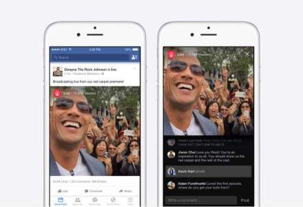 Facebook lanseaza un serviciu video live pentru celebritati