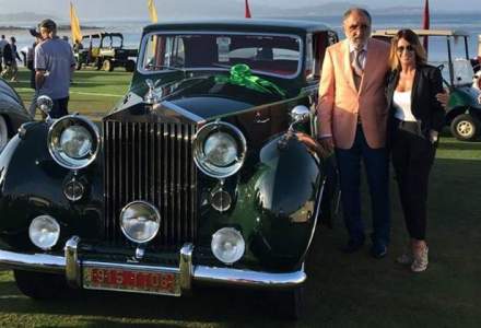 Ion Tiriac a castigat doua premii internationale la Pebble Beach cu un Rolls-Royce Phantom din Tiriac Collection