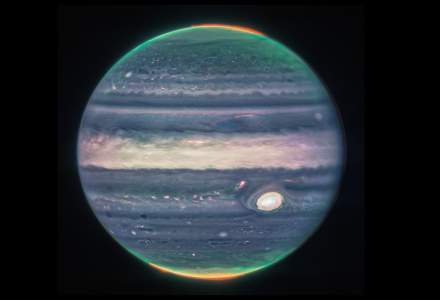 Imagini spectaculoase cu Jupiter realizate de telescopul spațial James Webb