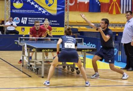 Tenis de masă: Aur și bronz pentru România la Campionatele Balcanice