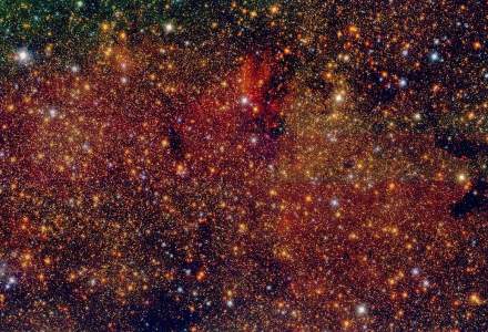 Prima imagine cu „fabrica de stele” din centrul galaxiei noastre