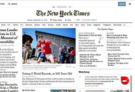 The New York Times publica gratuit 50 dintre cele mai bune articole ale sale