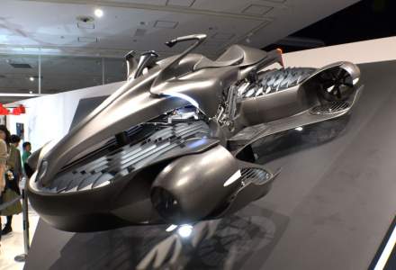 "Motocicleta" zburătoare inspirată de Darth Vader a debutat la Salonul Auto din Detroit