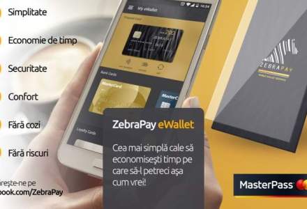 MasterCard integreaza serviciul MasterPass in portofelul electronic ZebraPay Wallet