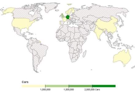 Distributia pe tari a masinilor VW cu probleme. Germania a fost lovita cel mai tare