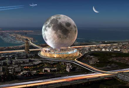 FOTO | VIDEO - Un hotel în formă de Lună ar putea fi construit în Dubai - investiție de 5 miliarde de dolari