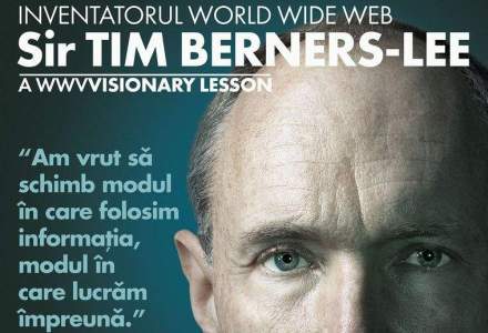 Inventatorul WWW-ului, Sir Tim Berners-Lee, vine in premiera in Romania