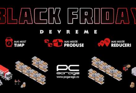 PC Garage anunță un Black Friday “mai devreme”: ce produse are în campanie