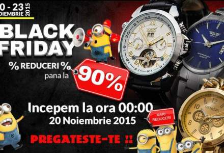 Black Friday 2015: ceasuri cu reduceri de pana la 90%