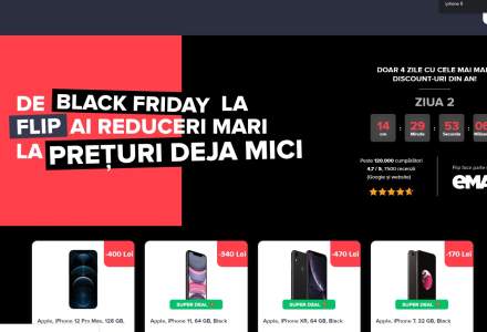 Black Friday la Flip.ro: ce prețuri sunt la modelele de la iPhone și Samsung