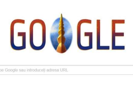 Google sarbatoreste Ziua Nationala a Romaniei printr-un logo in care apare "Coloana Infinitului"