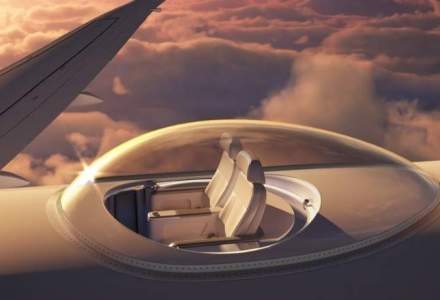 Scaunele viitorului te vor "scoate pe acoperisul avionului" in timpul zborului