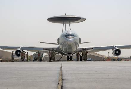 Avioanele AWACS sosesc în România. Fiecare poate supraveghea peste 300.000 km pătrați