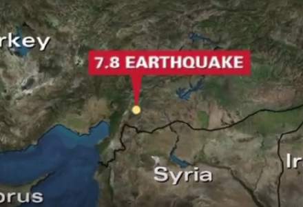 Cutremur de 7,8 grade pe scara Richter în Turcia