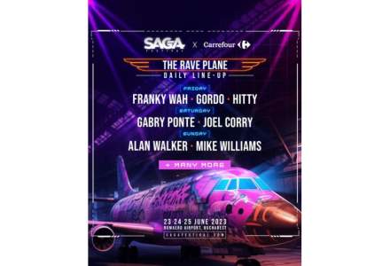SAGA Festival lansează SAGA Rave Plane, o scenă în avion cu petreceri exclusiviste