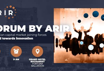 Forum by ARIR 2023: Piața de capital din România este invitată să discute premisele de creștere și inovație ale companiilor listate la bursă