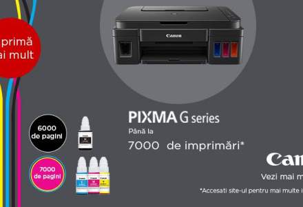 (P) PIXMA G de la Canon: noua serie de imprimante cu functii inteligente si costuri reduse