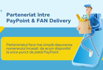 PayPoint și FAN Delivery Express lansează o nouă opțiune: depunerea numerarului încasat la orice punct de plată PayPoint