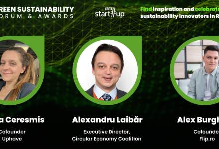 Green Start-Up Sustainability Forum & Awards 2023: viitorul economiei trebuie să fie circular