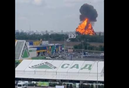 Wagner vs Putin: Luptele continuă. Explozie puternică la un depozit de combustibil de lângă orasul Voronej