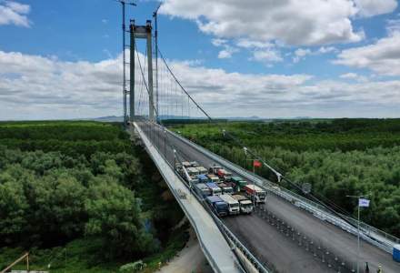Podul peste Dunăre între Brăila și Tulcea, deschis pe 6 iulie. Planul e însă de pe vremea lui Ceaușescu