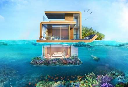 Dubai a construit prima vila plutitoare in mijlocul oceanului, unde va aparea un complex rezidential si strazi cu ploaie si ninsoare la comanda
