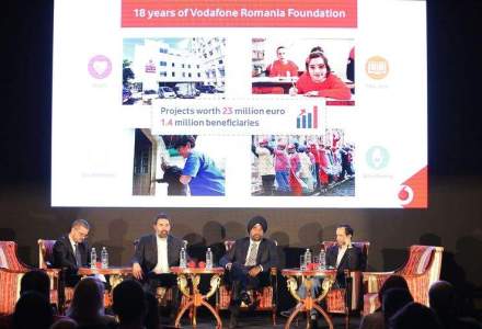 Fundatia Vodafone Romania: Am investit 23 de milioane de euro in educatie, sanatate si servicii sociale