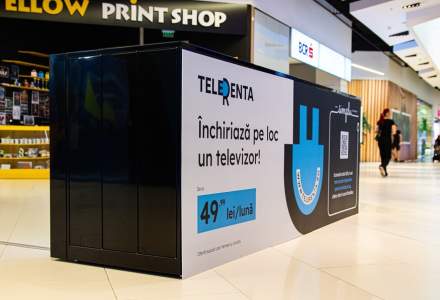 Startup-ul românesc de tehnologie Telerenta lansează un automat pentru închirierea pe loc și ridicarea instant de televizoare