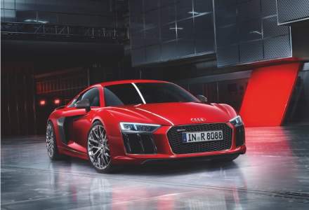 Un Audi R8 V10 Plus va circula din iunie in Romania