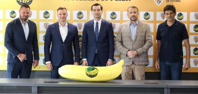 Naționala bananieră de fotbal. Noul sponsor al FRF este ”Yellow”, un...