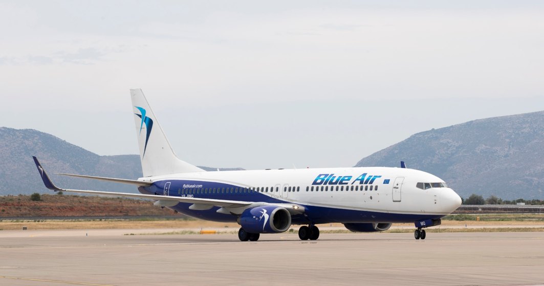 Blue Air operează 17 zboruri săptămânale directe între România şi Grecia