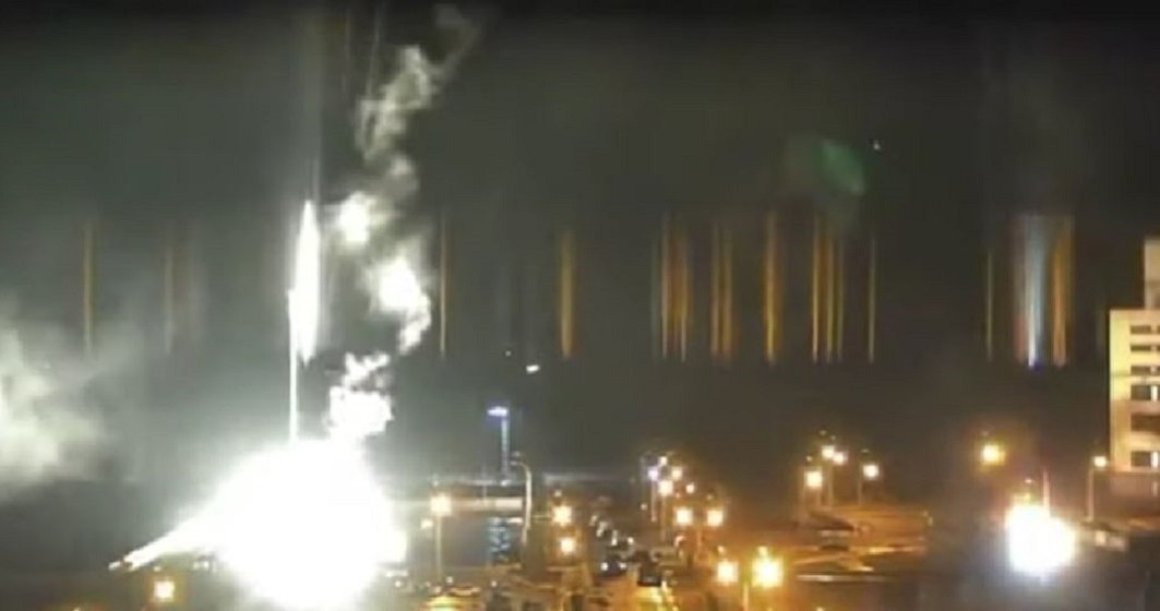 Incendiu la centrala nucleară Zaporijie din Ucraina, provocat de atacurile rușilor. Este cea mai mare centrală nucleară din Europa
