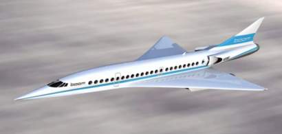 Cum arata "Baby Boom", avionul supersonic de pasageri care ajunge in 3 ore...