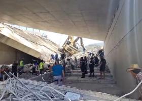 Un pod s-a prăbușit în Grecia. Există răniți prinși sub dărâmături
