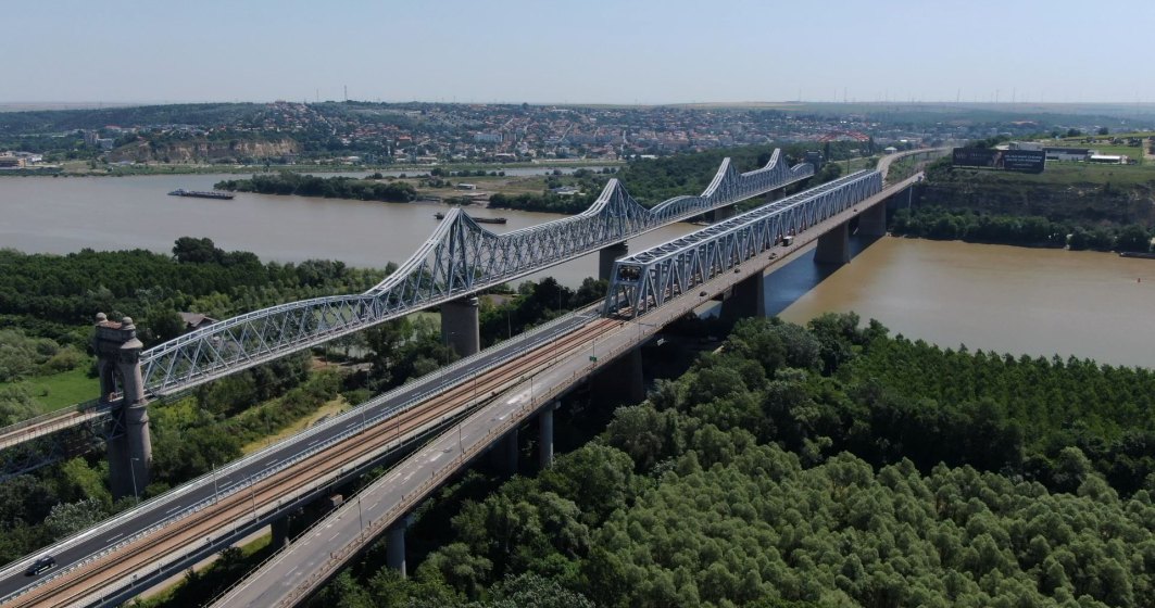 Se reiau lucrările la calea de rulare la Podul de la Cernavodă