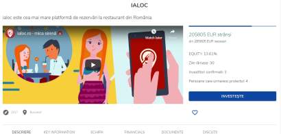 Platforma de rezervări online în restaurante, ialoc.ro, caută finanțare de...