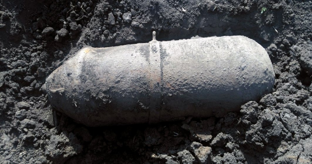 Sibiu: Un barbat a gasit o bomba de 150 de kg, neexplodata, la groapa de gunoi