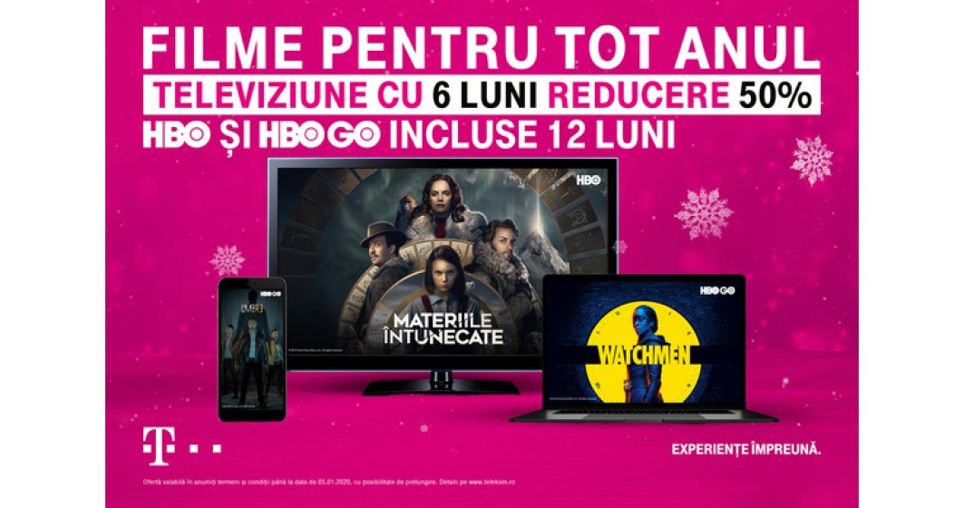 (P) La Telekom Romania, iarna aceasta, clientii se pot bucura de Smartphone-uri la 0 euro, televiziune cu 50% reducere sase luni si HBO gratuit un an de zile