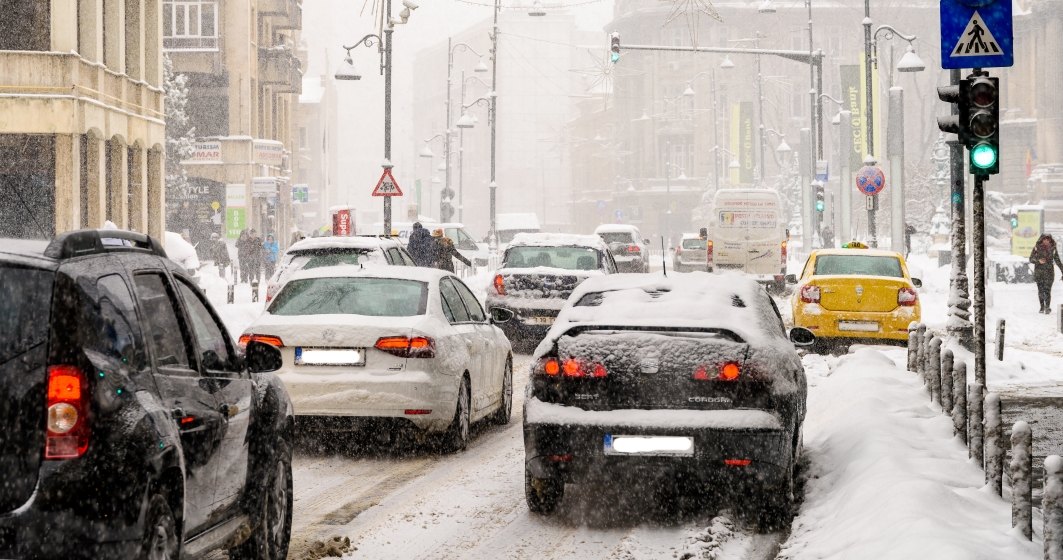 PMB: Traficul rutier din Capitala se desfasoara in conditii normale de iarna