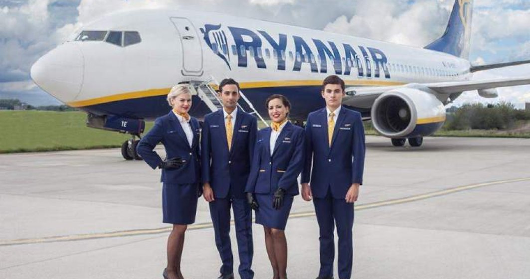 Joburi in aviatie: Ryanair face recrutari in patru orase din Romania