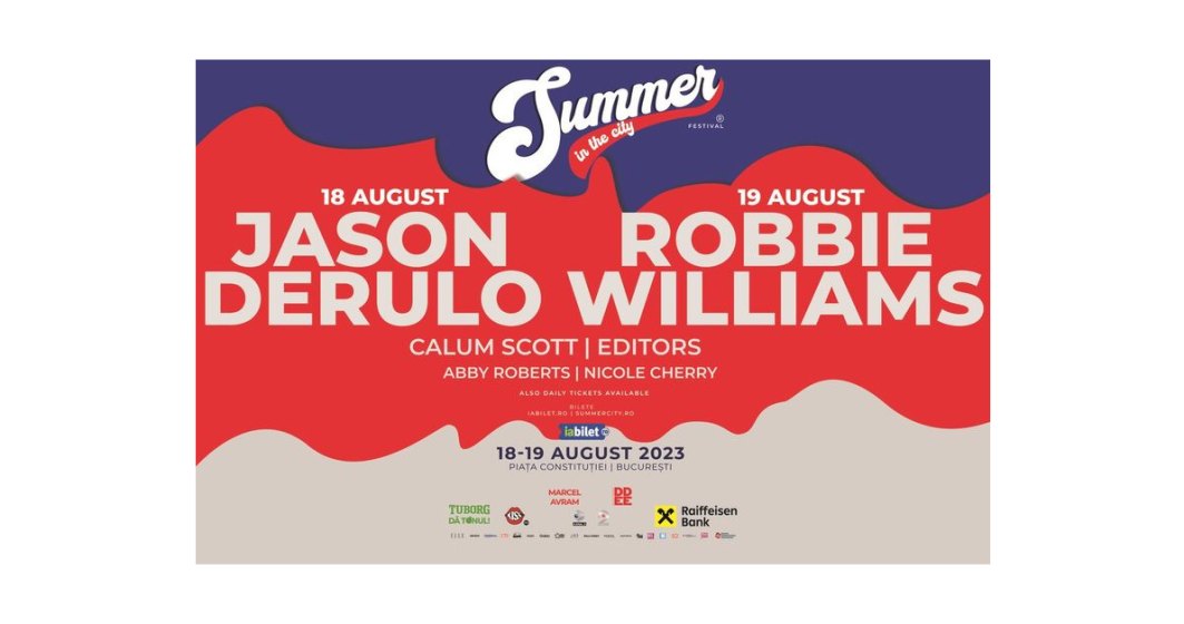 Calum Scott revine în România la festivalul Summer in the City din Piața Constituției, București pentru două zile de muzică live