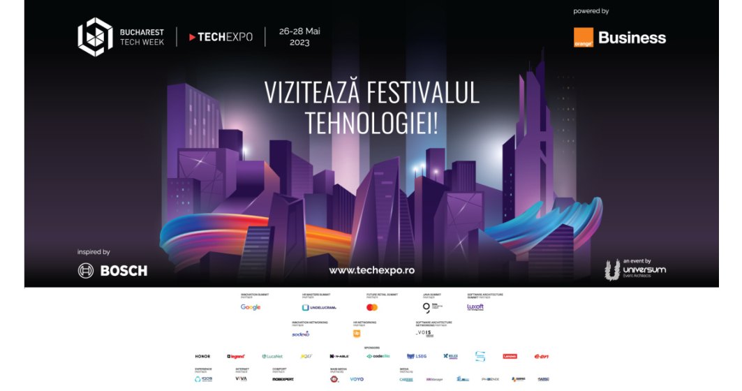Săptămâna viitoare începe Bucharest Tech Week, cel mai amplu festival de tehnologie și inovație din Europa Centrală și de Est