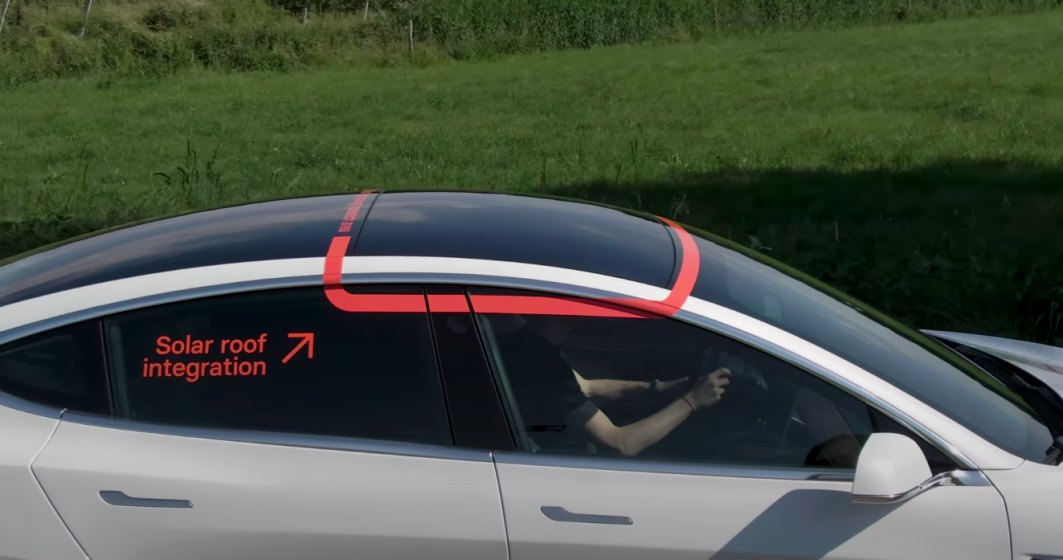 Tesla Model 3 primește un acoperiș solar - VIDEO