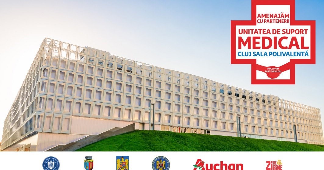 Coronavirus | Auchan pregătește al doilea centru de suport medical, la Cluj-Napoca