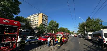Incendiu la un apartament din București: ISU intervine cu peste 8 autospeciale