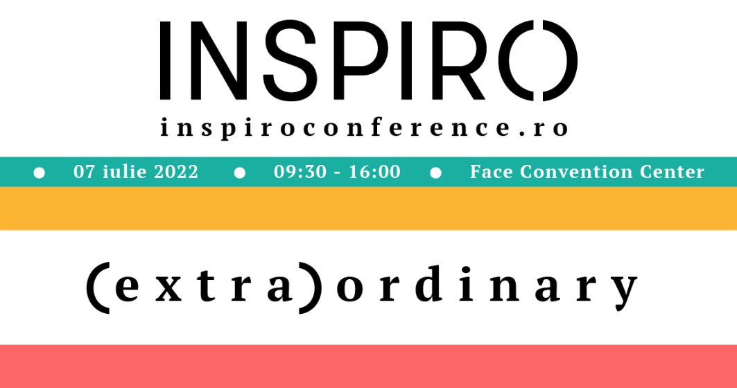 Te invităm la INSPIRO - (extra)ordinary, pe 7 iulie cu un discount de 50 euro!