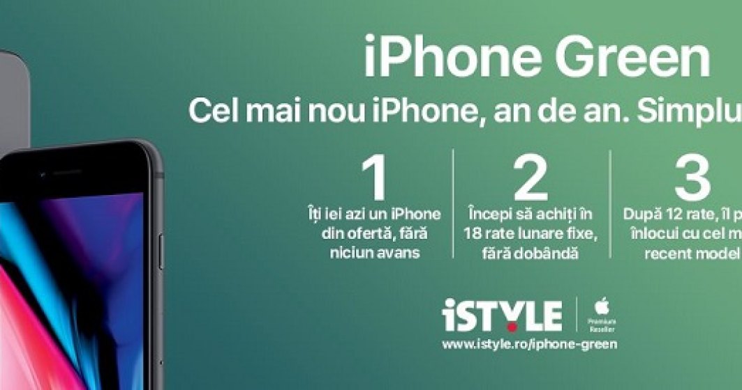 (P) iSTYLE lanseaza iPhone Green. Acum este mai simplu sa ai mereu cel mai nou iPhone